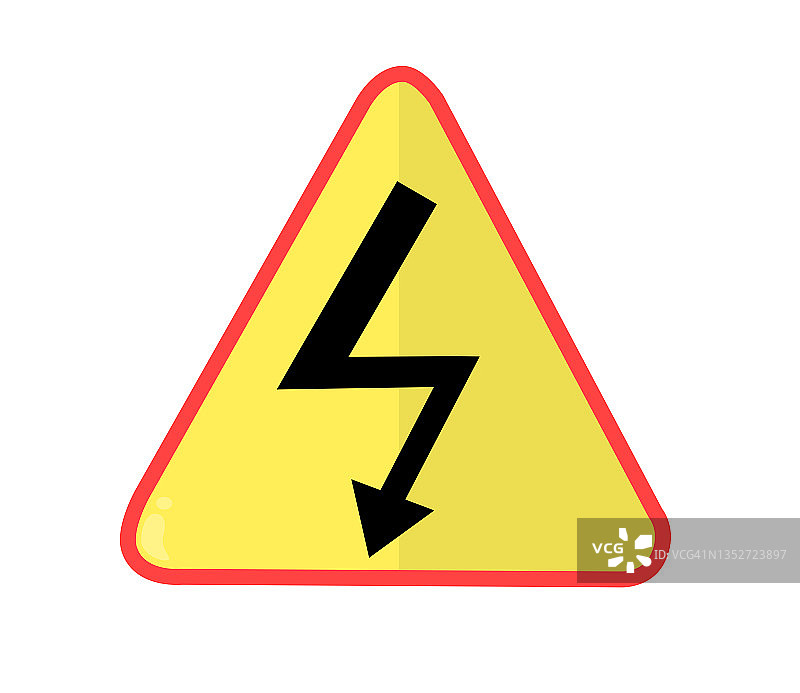 前方道路改道安全警示标志图片素材