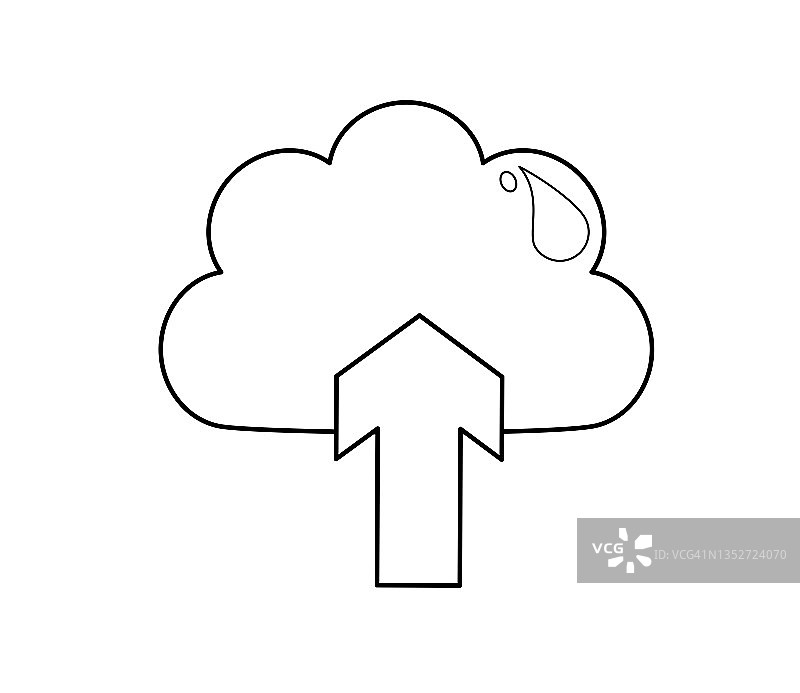 云上传图标概念图片素材
