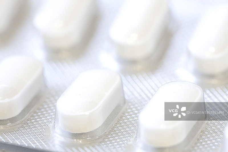 胶囊药丸特写图片素材