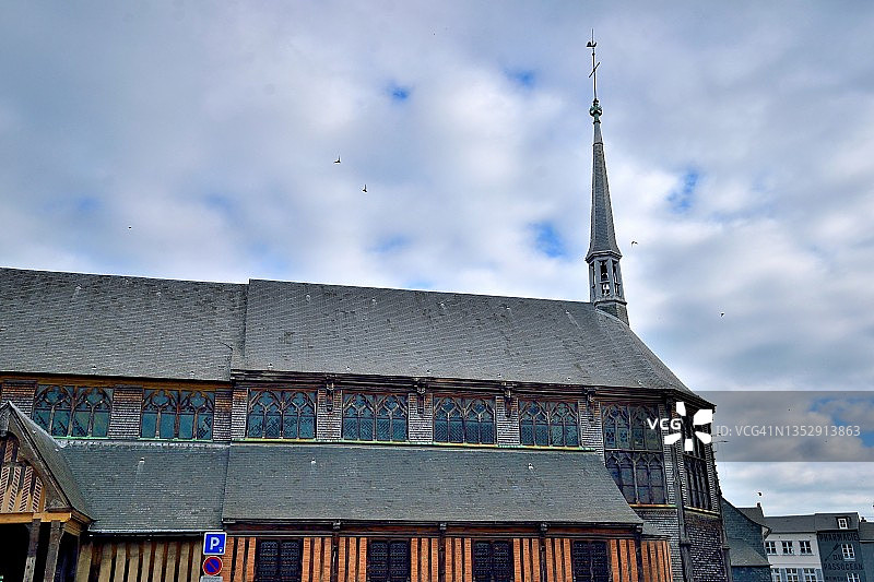 翁弗勒尔圣凯瑟琳教堂图片素材