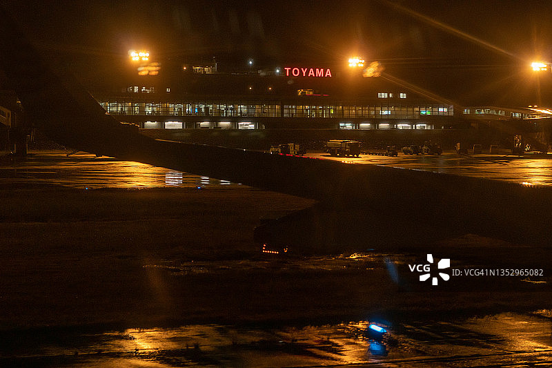 日本富山机场图片素材