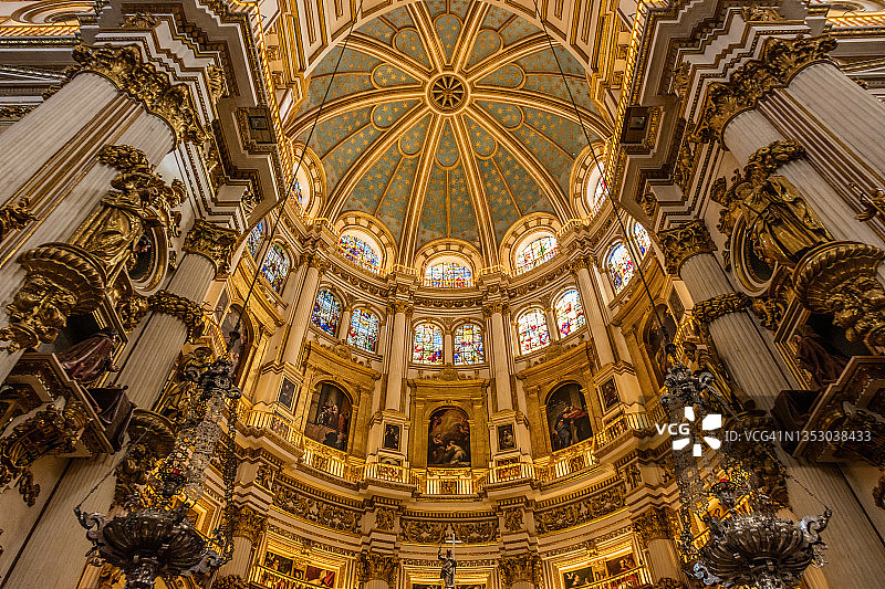 西班牙格拉纳达大教堂图片素材