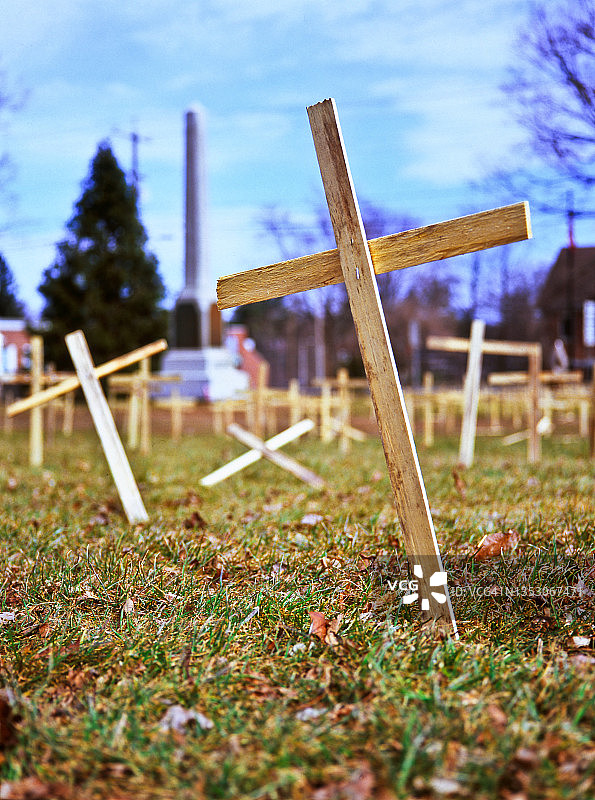 十字架田野图片素材