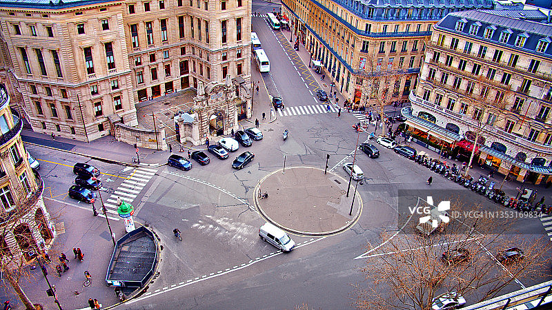 巴黎购物中心街道图片素材