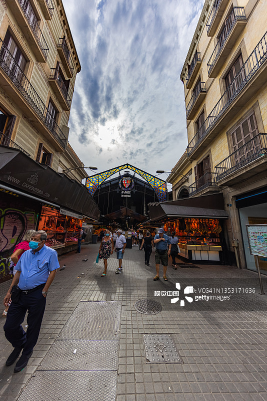 巴塞罗那波盖利亚市场图片素材