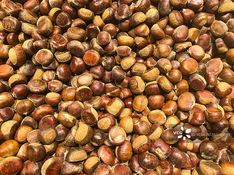 栗子图片素材
