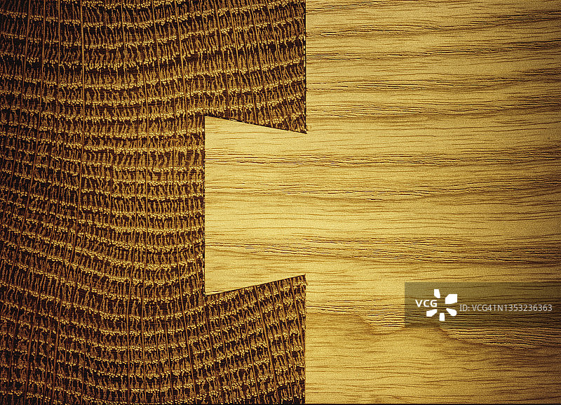 燕尾榫木材接合图片素材