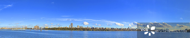 从新泽西看曼哈顿图片素材