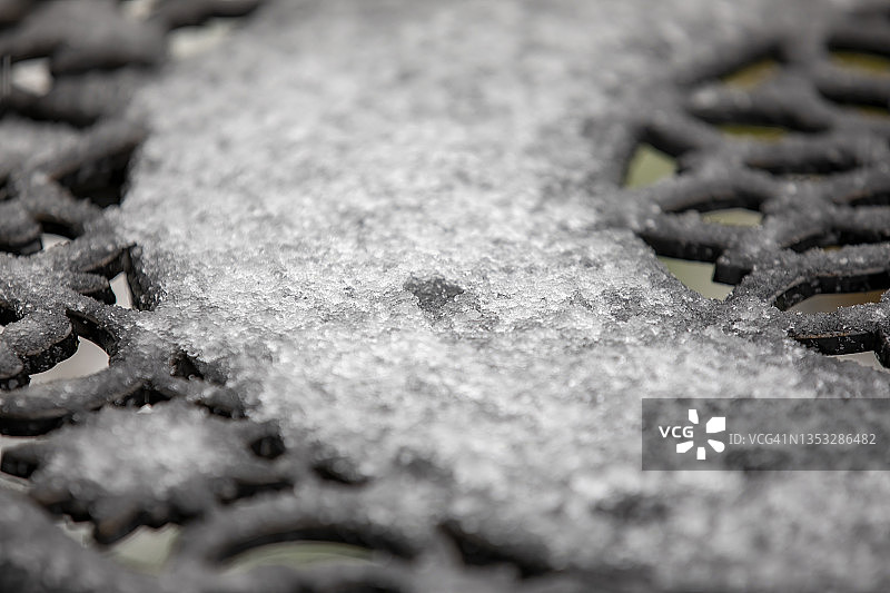 十一月的泥泞雪图片素材