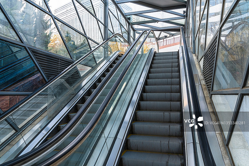 人行横道自动扶梯图片素材