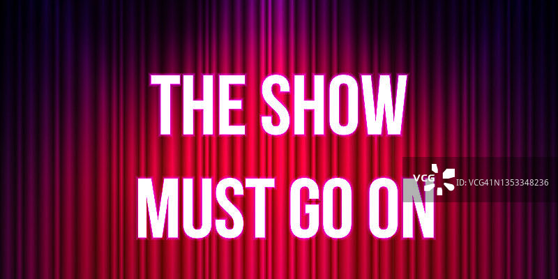 演出继续：舞台幕布背景图片素材