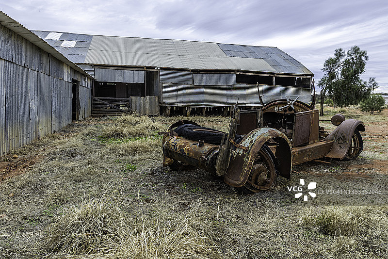 老式T型福特汽车图片素材