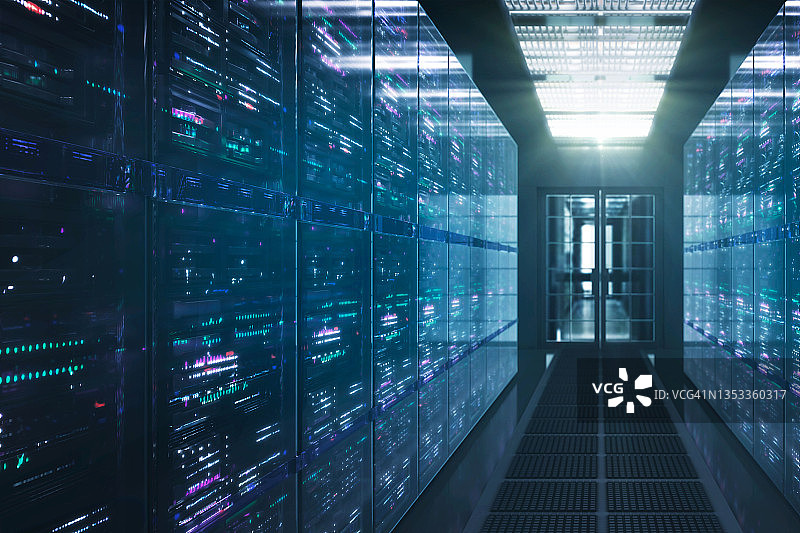 未来服务器机房图片素材