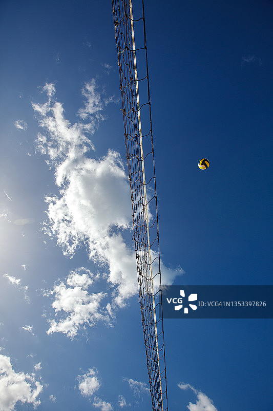 排球与球网图片素材