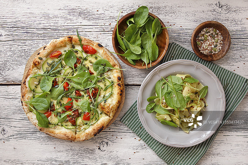 素食午餐菜肴图片素材