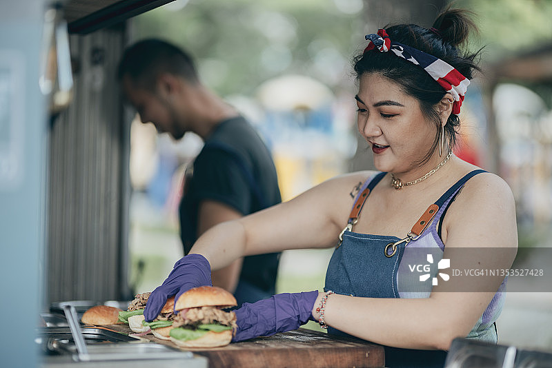 准备膳食图片素材