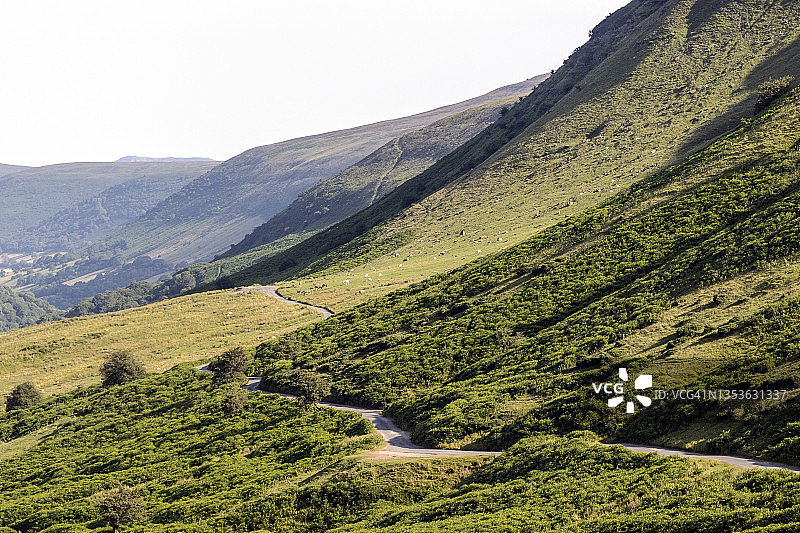 戈斯珀尔通道，赫里福德郡/蒙茅斯郡/波伊斯图片素材