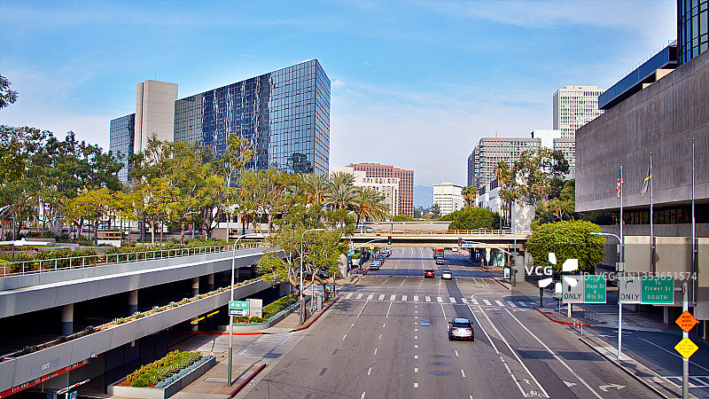 绿色城市金融区概念设计图片素材