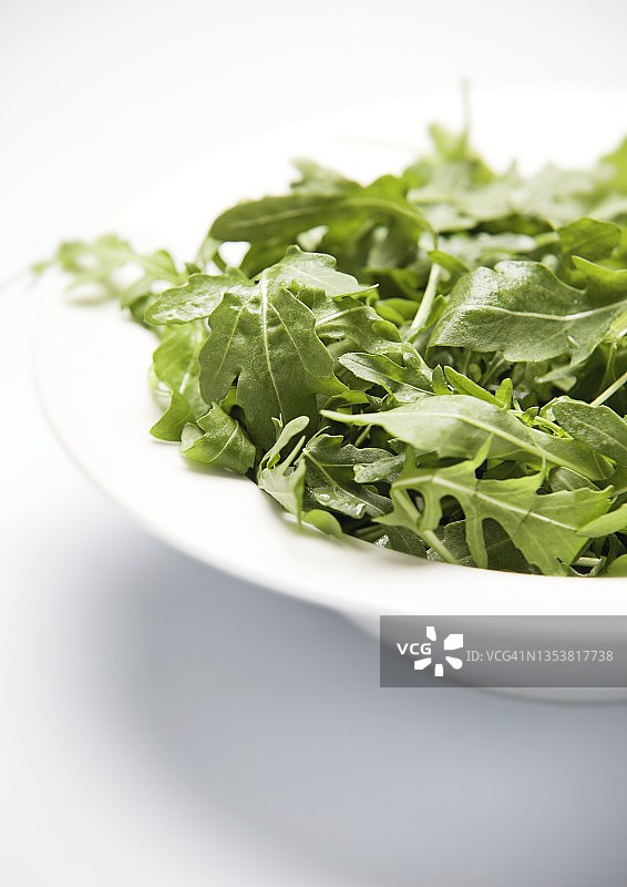 一碗新鲜芝麻菜图片素材