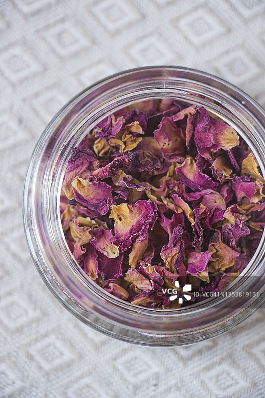 干玫瑰花瓣图片素材