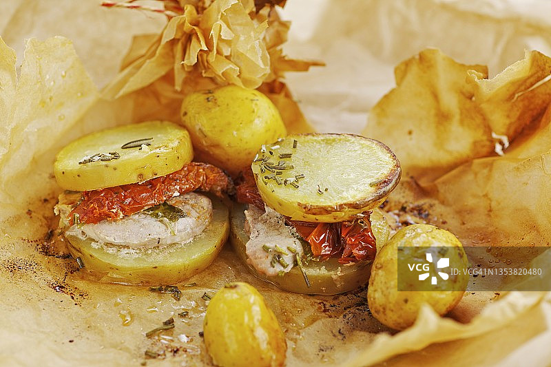 羊皮纸里的各种土豆图片素材