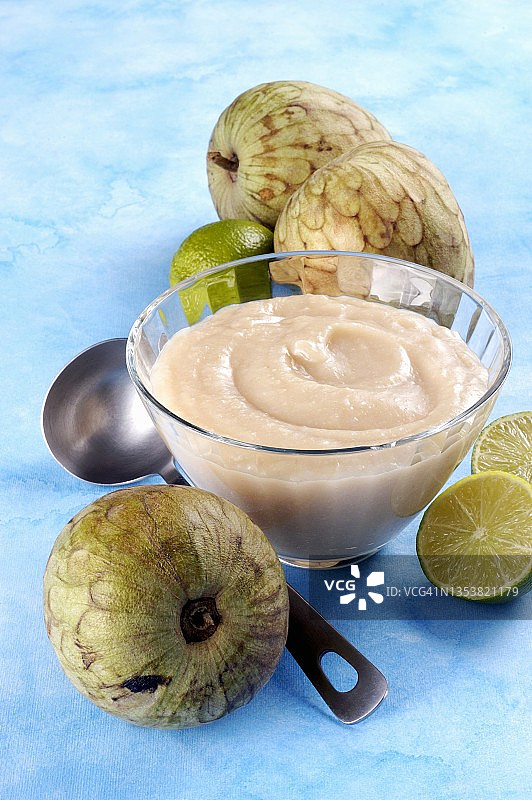 番荔枝青柠酱图片素材