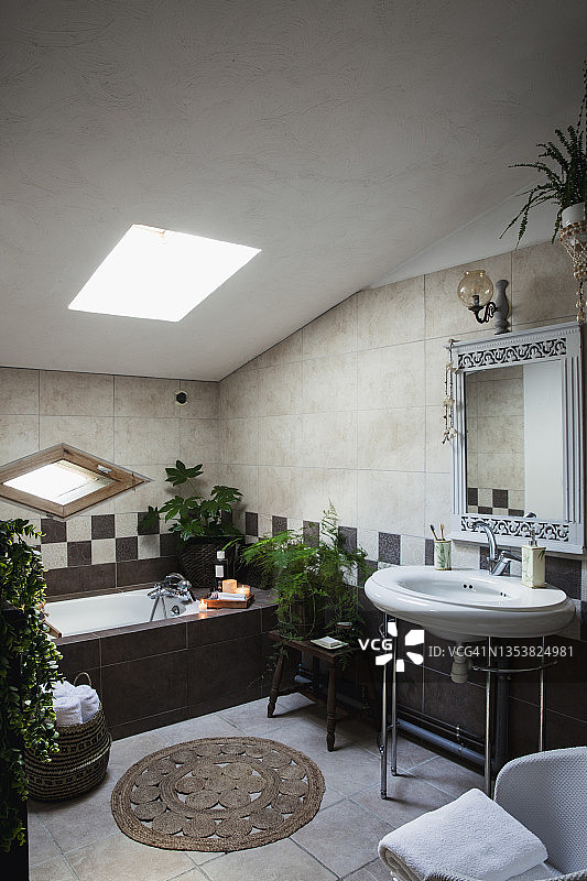 梦幻浴室内景图片素材