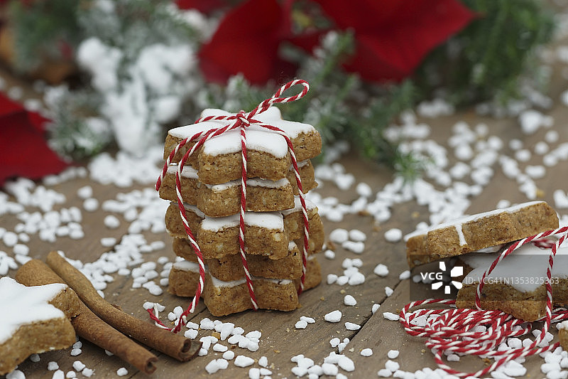 肉桂星星饼干图片素材