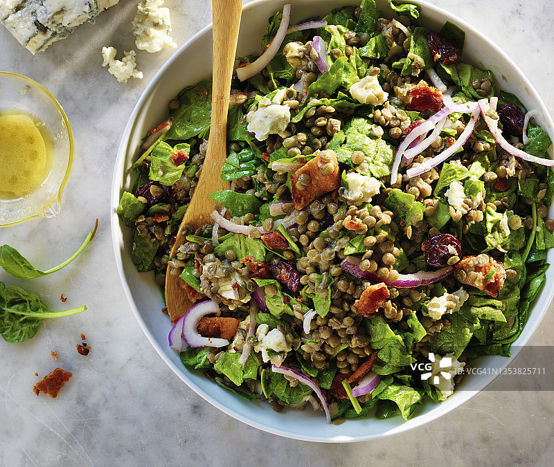 扁豆沙拉图片素材