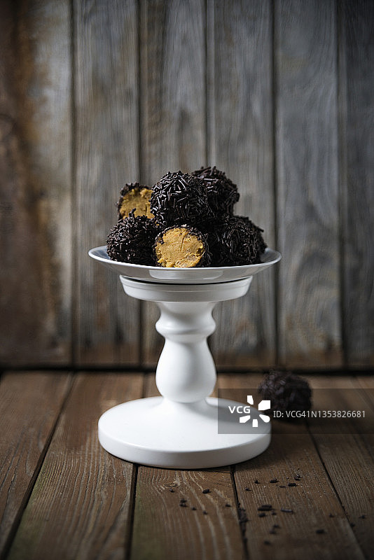 纯素南瓜巧克力小点图片素材