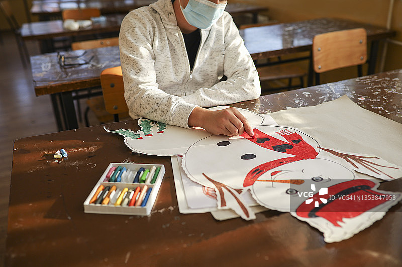 堆雪人图片素材