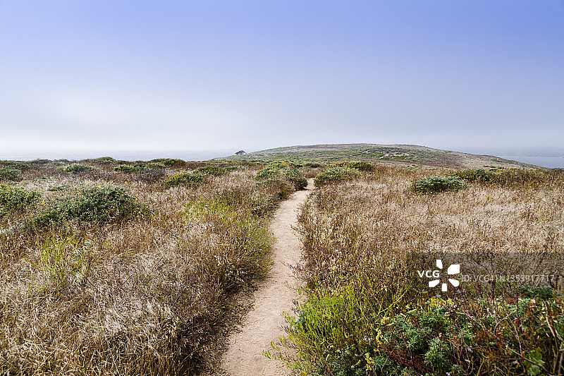 雷耶斯岬国家海岸的托马莱斯角小径图片素材