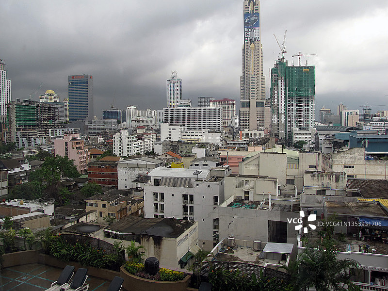 泰国曼谷城市天际线图片素材