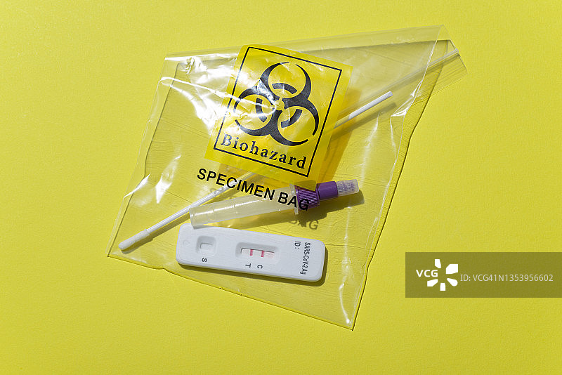 新冠病毒测试图片素材