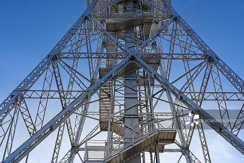 德国柏林展览中心新修复的柏林广播电视塔图片素材