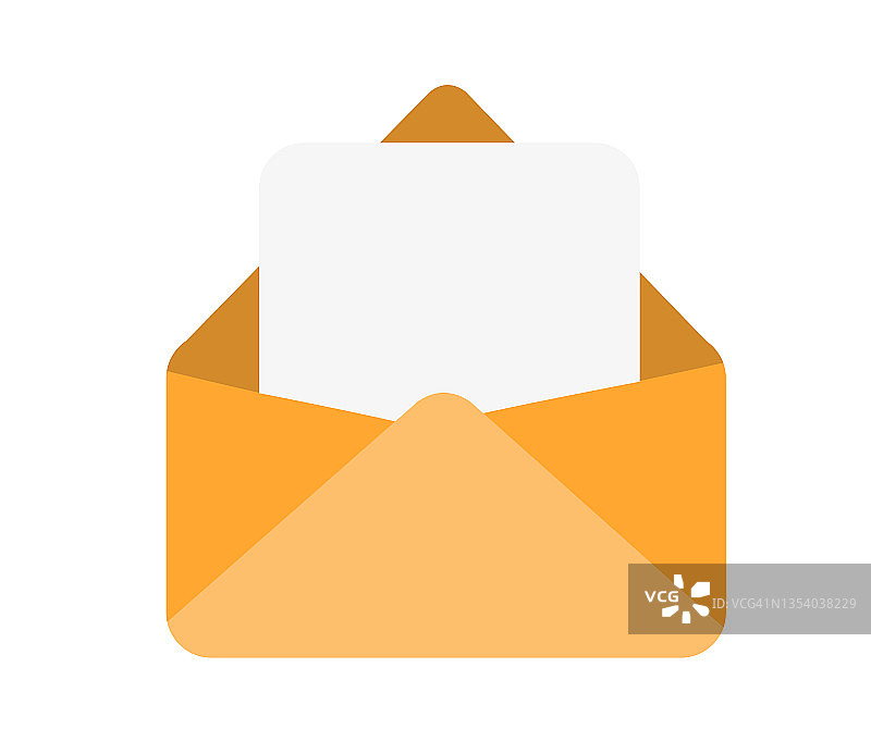 信封里的信件插画图片素材