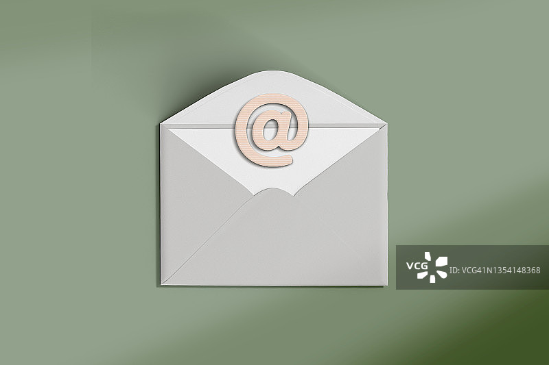 邮件信息概念：商务聊天沟通图片素材