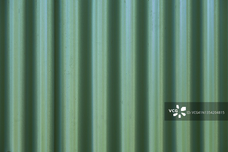 绿色瓦楞金属图片素材