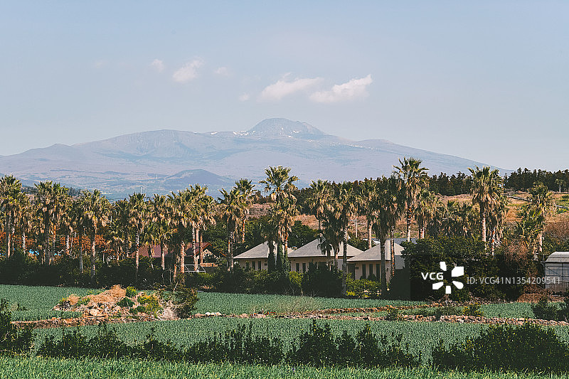 韩国济州岛汉拿山风光图片素材