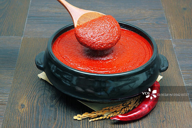 红色辣椒酱图片素材