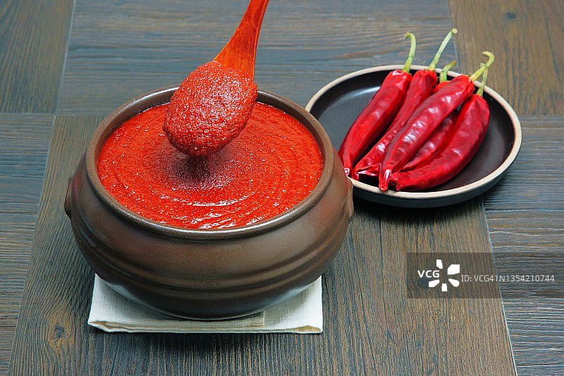 红色辣椒酱图片素材