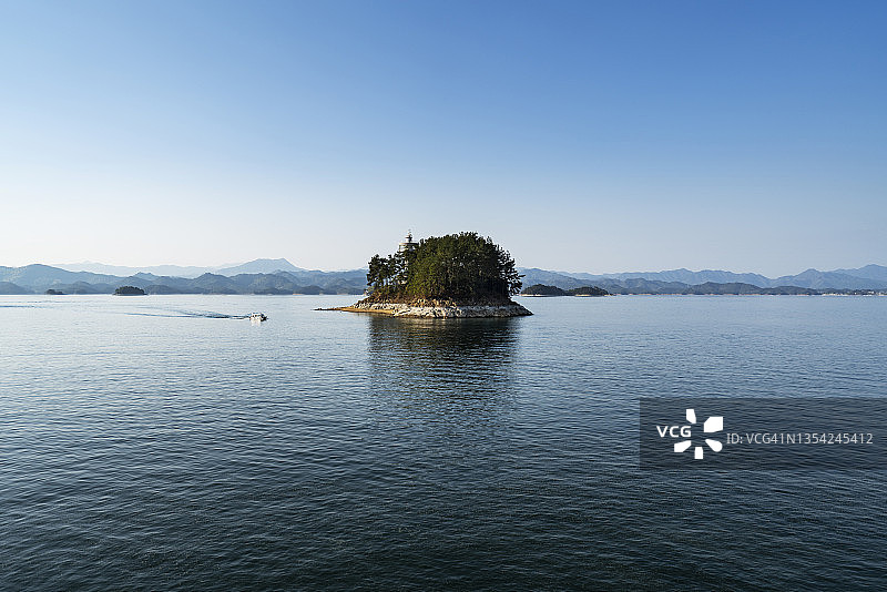 中国浙江省丽水市千峡湖图片素材