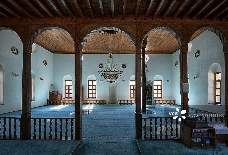 斯特拉托尼西亚古城萨巴纳加清真寺内部景观图片素材