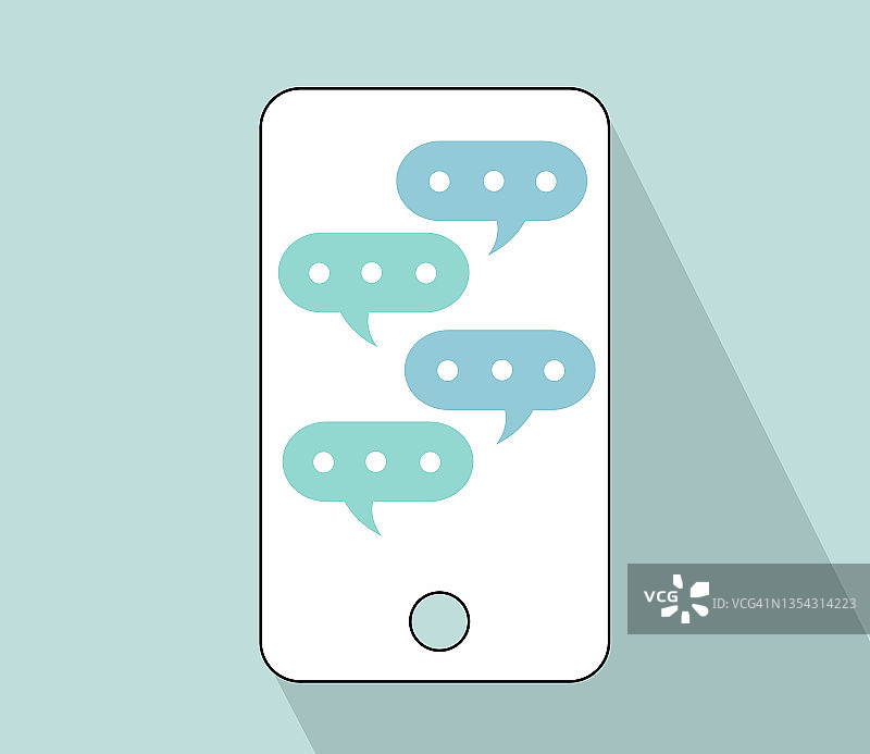 对话气泡插画图片素材