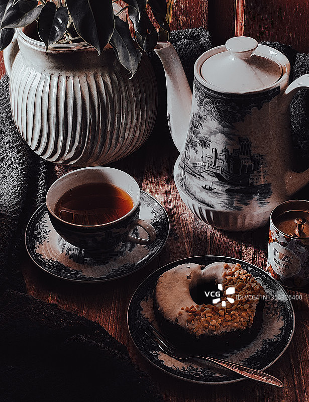 深色调美食摄影图片素材