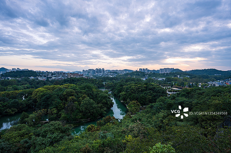 贵阳花溪湿地公园图片素材