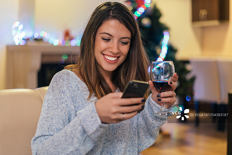 圣诞节的舒适居家氛围图片素材