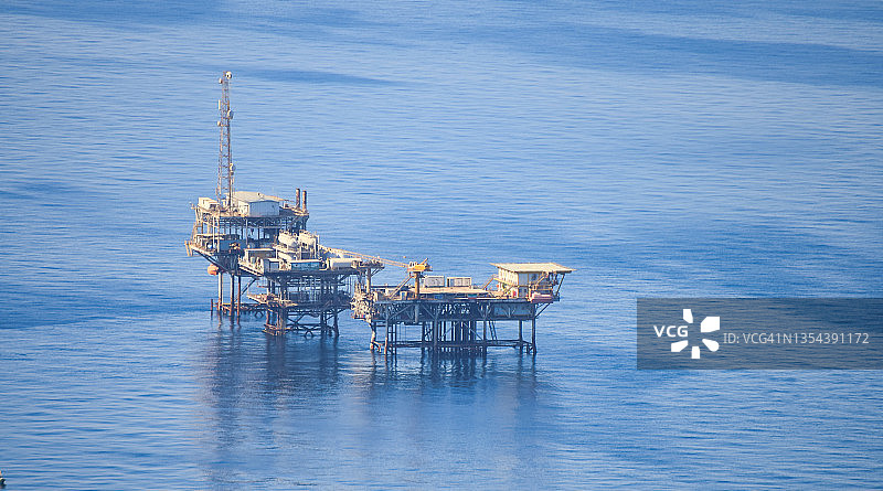 高处俯瞰平台图片素材