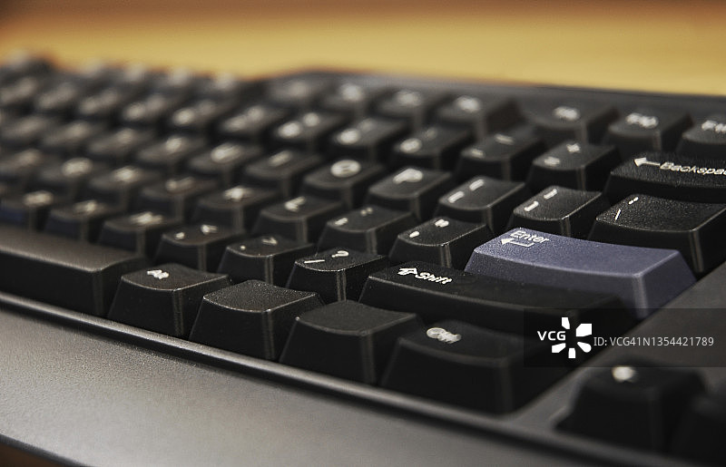 电脑键盘和按钮特写图片素材