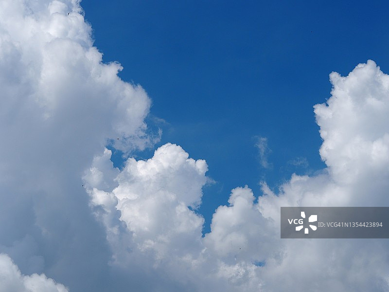 蓝天白云自然背景图片素材